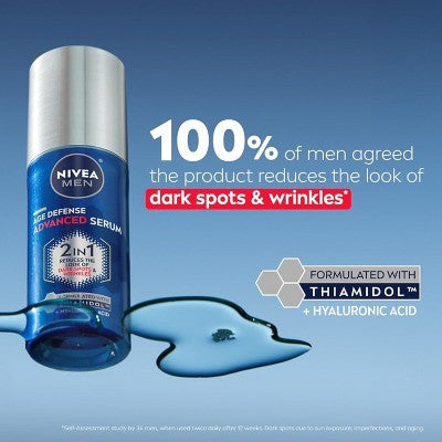 NIVEA Men Age Defense Advanced Face Serum 1.0 fl oz - Imperfect Box by This is Beauty US