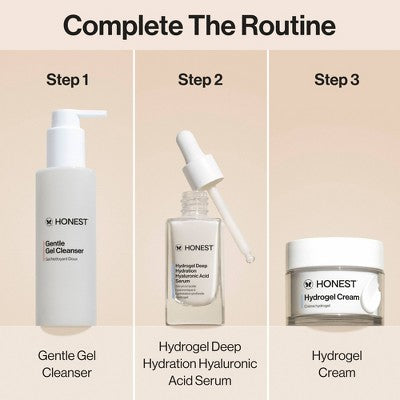 Honest Beauty Hydrogel Cream with Hyaluronic Acid 1.7 oz - Imperfect Box by This is Beauty US