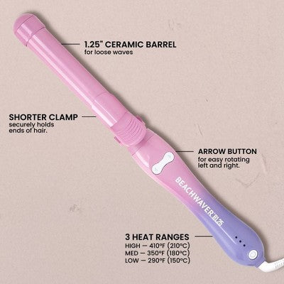 BEACHWAVER Co. Curling Wand Pink Sunset - Imperfect Box by This is Beauty US