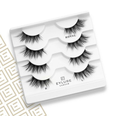 Eylure Faux Mink Royal False Eyelashes 4ct - New by This is Beauty US