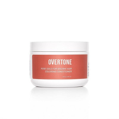 oVertone Hair Care Semi-Permanent Conditioner Rose Gold for Brown 8 fl oz - Imperfect Box by This is Beauty US