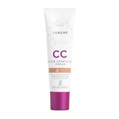Lumene CC Color Correcting Cream 4 Tan 1 fl oz - New