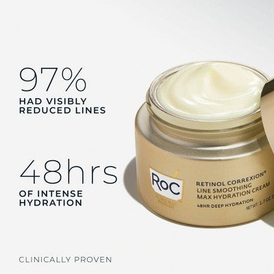 RoC Retinol Correxion Anti-Aging Retinol Moisturizer with Hydrating Hyaluronic Acid 1.7oz - Missing Box by This is Beauty US