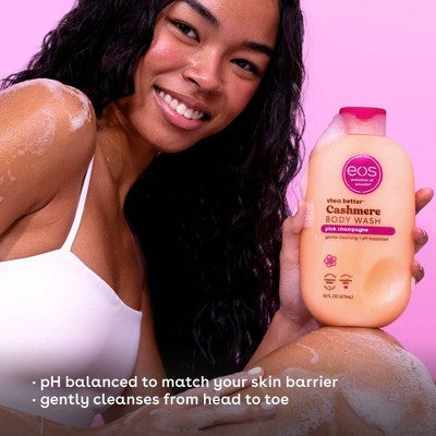 eos Shea Better Cashmere Body Wash Pink Champagne 16 fl oz - New by This is Beauty US