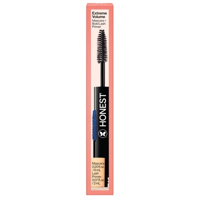 Honest Beauty Extreme Volume Mascara + Bold Lash Primer Black 0.27 fl oz - Imperfect Box by This is Beauty US