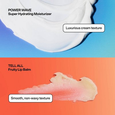 Bubble Skincare Wonder Wave Lips &amp; Face Hydrating Gift Set 2pc -Imperfect Box