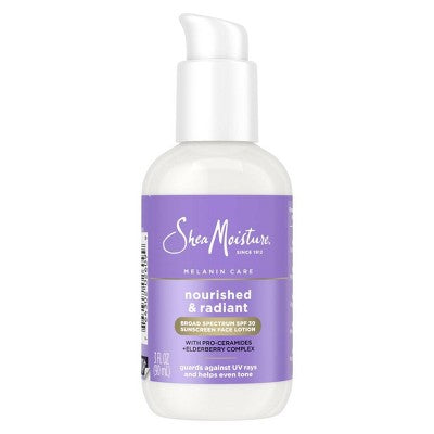 SheaMoisture Melanin Care Broad Spectrum SPF 30 Sunscreen Face Lotion 3 fl oz - Imperfect Container by This is Beauty US