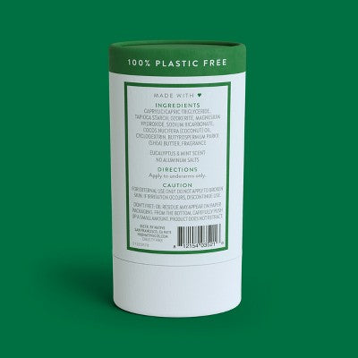 Native Solid Deodorant for Men; Women Eucalyptus; Mint Aluminum; Plastic Free 2.65oz - Imperfect Container by This is Beauty US