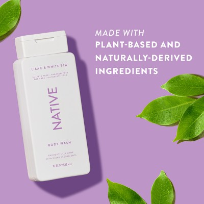 Native Body Wash for Women &amp; Men Lilac &amp; White Tea Sulfate Free 18 fl oz - New by This is Beauty US
