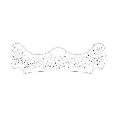 Fazit Rose Gold Glitter Freckle Makeup Patches - New