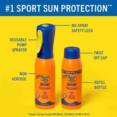 Banana Boat Sport 360 Coverage Advanced Control Mist Sunscreen Sprayer SPF 50 5.5 fl oz - Imperfect Container