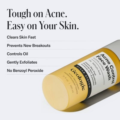 Geologie Clear System Acne Control Face Wash 6 fl oz - New by This is Beauty US
