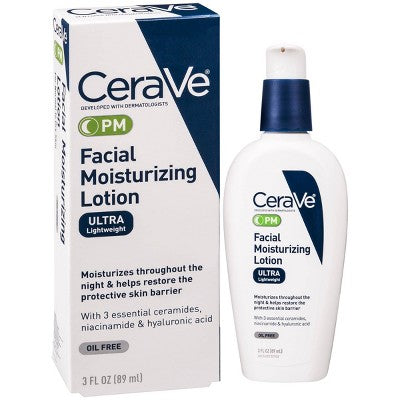 CeraVe PM Moisturizing Lotion Night Cream 3 fl oz - Missing Box by This is Beauty US