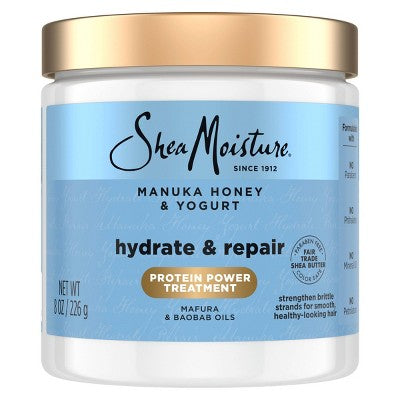 SheaMoisture Manuka Honey &amp; Yogurt Hydrate + Repair Hair Mask 8oz - New by This is Beauty US