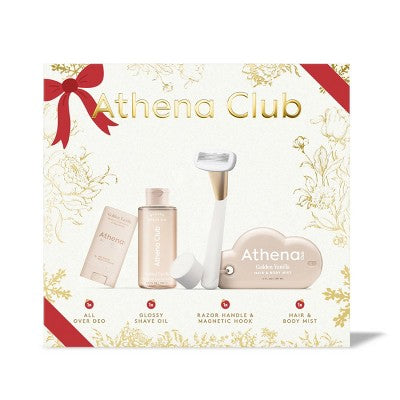 Athena Club Holiday Gift Set with New Hair &amp; Body Mist 4ct - Imperfect Box