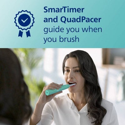 Philips Sonicare 4100 Rechargeable Electric Toothbrush Turquoise - Imperfect Box by This is Beauty US