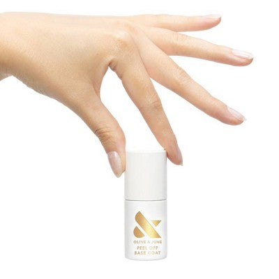 Olive &amp; June Gel Nail Polish Peel Off Base Coat 0.46 fl oz - Imperfect Container