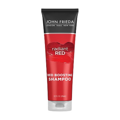 John Frieda Radiant Red Red Boosting Shampoo for Red Hair, Hair Color Protectant for Shades Red 8.3 fl oz - Imperfect Container by This is Beauty US