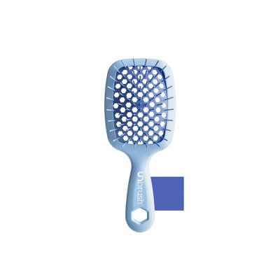 UNbrush Mini Pastel Detangling Hair Brush Periwinkle Light Blue - New