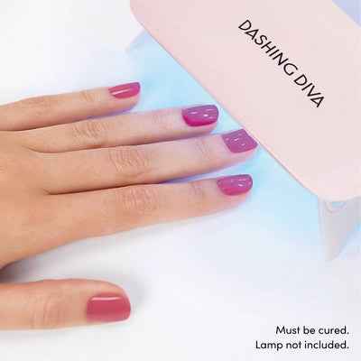 Dashing Diva Glaze Semi-Cured Gel Nail Polish Strips Baila con Fuego 32ct - New