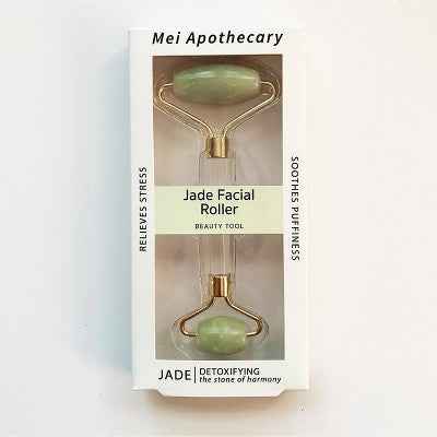 Mei Apothecary Jade Facial Roller Beauty Tool 1ct - New