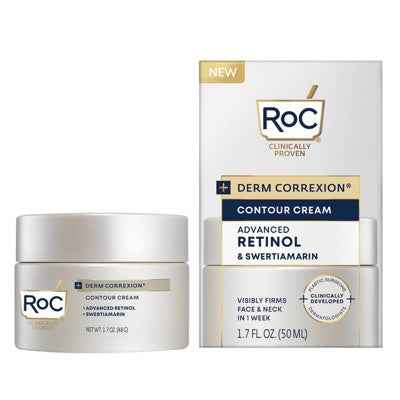 RoC Derm Correxion Contour Cream for Face and Neck 1.7oz - New