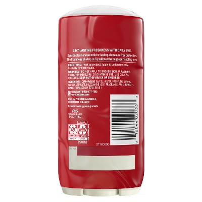 Old Spice Mens Solid Deodorant Fiji with Palm Tree Scent 3oz/2pk - Imperfect Container by This is Beauty US