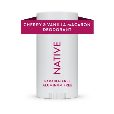 Native Solid Deodorant for Women; Men Cherry; Vanilla Macaron Aluminum-Free 2.65oz - Imperfect Container by This is Beauty US