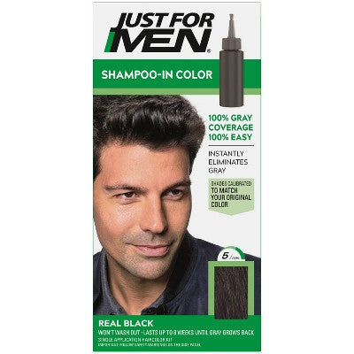 Just For Men Shampoo In Real Black H-56 - New by This is Beauty US