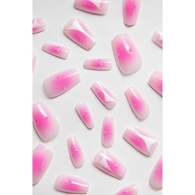 Chillhouse Chill Tips Press-On Nail Set - Design Studio Bikini Lines 24ct - Imperfect Box by This is Beauty US
