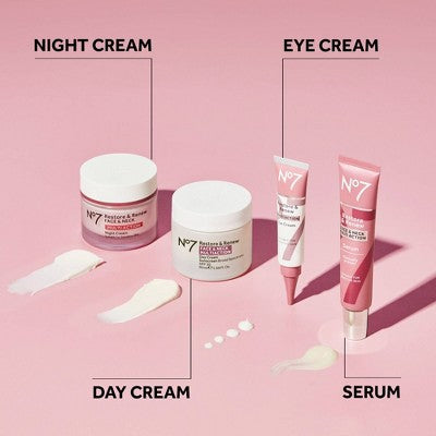 No7 Restore &amp; Renew Multi Action Face &amp; Neck Night Cream 1.69 fl oz - Imperfect Box