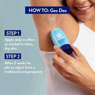 Megababe The Geo Deo Multi-Mineral Daily Solid Deodorant 2.6oz - New