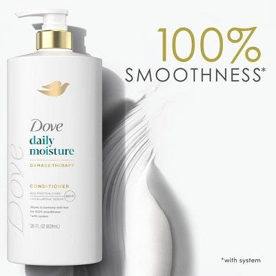 Dove Beauty Intensive Repair Hair Conditioner Pump with Amino Serum &amp; Bio-Protein Care 28 fl oz - New by This is Beauty US