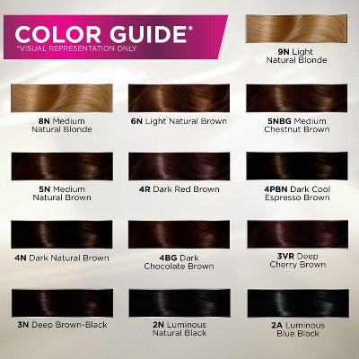 John Frieda Luminous Black Precision Foam Color, Hair Color Foam 2N Natural Black - Imperfect Box by This is Beauty US