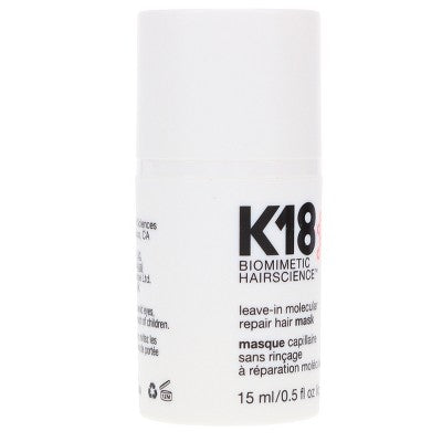 K18 Leave-In Molecular Repair Hair Mask 0.5 oz - Imperfect Box by This is Beauty US