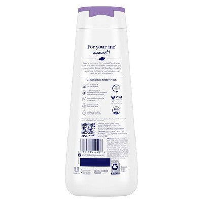 Dove Relax Body Wash Lavender &amp; Chamomile 24hr Lotion Soft Skin 20 fl oz - Imperfect Container by This is Beauty US
