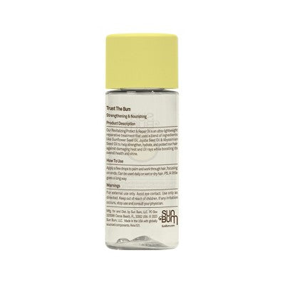 Sun Bum Revitalizing Protect &amp; Repair Oil Serum Heat Protector 1.7 fl oz - Imperfect Box by This is Beauty US