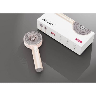 TYMO Trithera Scalp Therapy Red Light Massage Brush Hair Champagne Pink - Imperfect Box by This is Beauty US