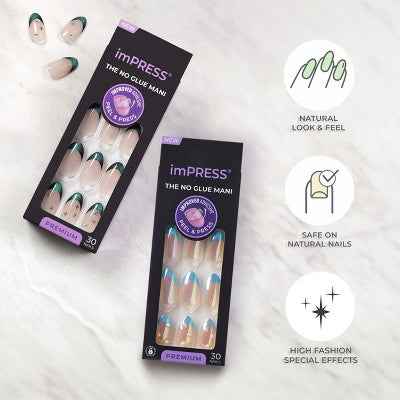 KISS imPRESS Press-On Manicure Fake Nails Best Life - New