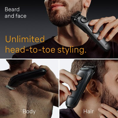 Braun All-In-One Style Kit Series-5 AiO5470 Rechargeable 9-in-1 Body Beard &amp; Hair Trimmer - New by This is Beauty US
