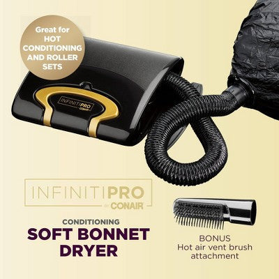 Conair InfintiPro Soft Bonnet Hair Dryer Gold - Imperfect Box by This is Beauty US
