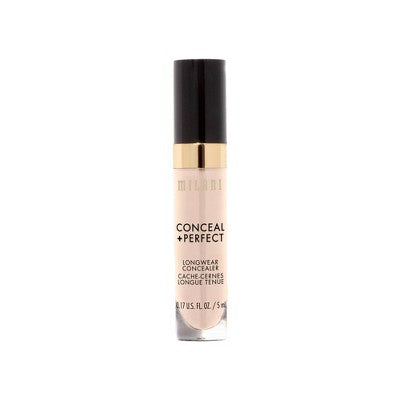 Milani Conceal + Perfect Longwear Concealer 100 Pure Ivory 0.17 fl oz - Imperfect Container 