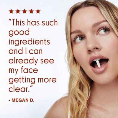 Love Wellness Clear Skin Probiotics for Clear and Healthy Skin 30ct - New