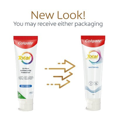 Colgate Total Active Prevention Whitening Toothpaste Mint 5.1oz/2pk - Imperfect Box by This is Beauty US