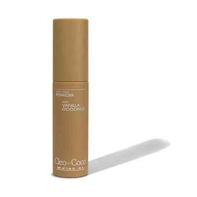 cleo+coco. Body and Hair Antiperspirants and Deodorant Powder Coconut Vanilla 0.88oz - New