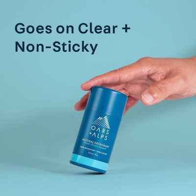 OARS + ALPS Mens Roll-On Natural Deodorant Fresh Ocean Splash Aluminum-Free 2.6oz - New
