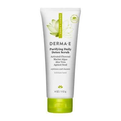 derma e Purifying Day Scrub Unscented 4oz - New