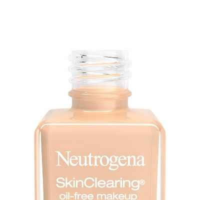 Neutrogena Skin Clearing Oil-Free Liquid Foundation with Salicylic Acid 30 Buff 1 fl oz - Imperfect Container