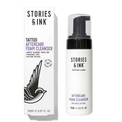 Stories &amp; Ink Repairing Aftercare Foaming Body Cleanser 5.07 fl oz - imperfect Box