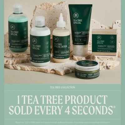 Tea Tree Special Detox Foaming Salt Hair Scrub 6.5oz - New